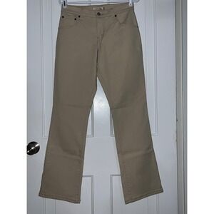 Levi Strauss Co 550 Relaxed Boot Cut Women Khaki Cotton Spandex Pants Size 4M